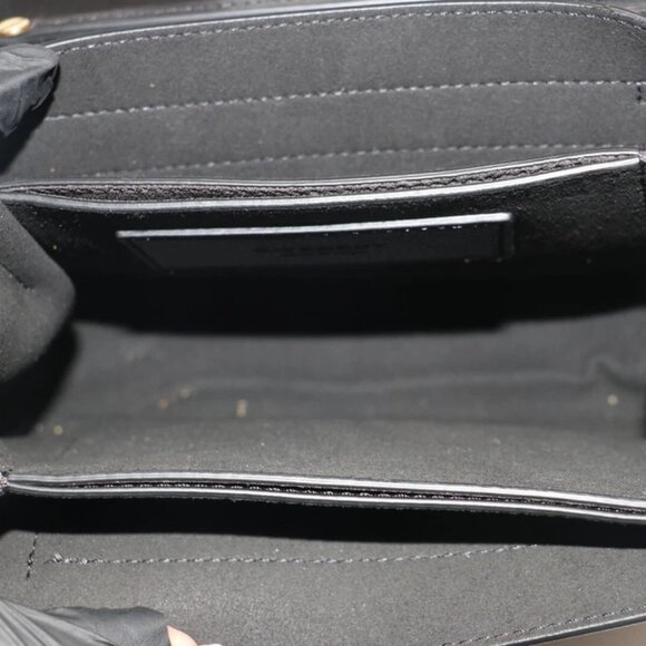 GIVENCHY Goatskin Suede Small GV3 Shoulder Bag Black - Picture 4 of 16